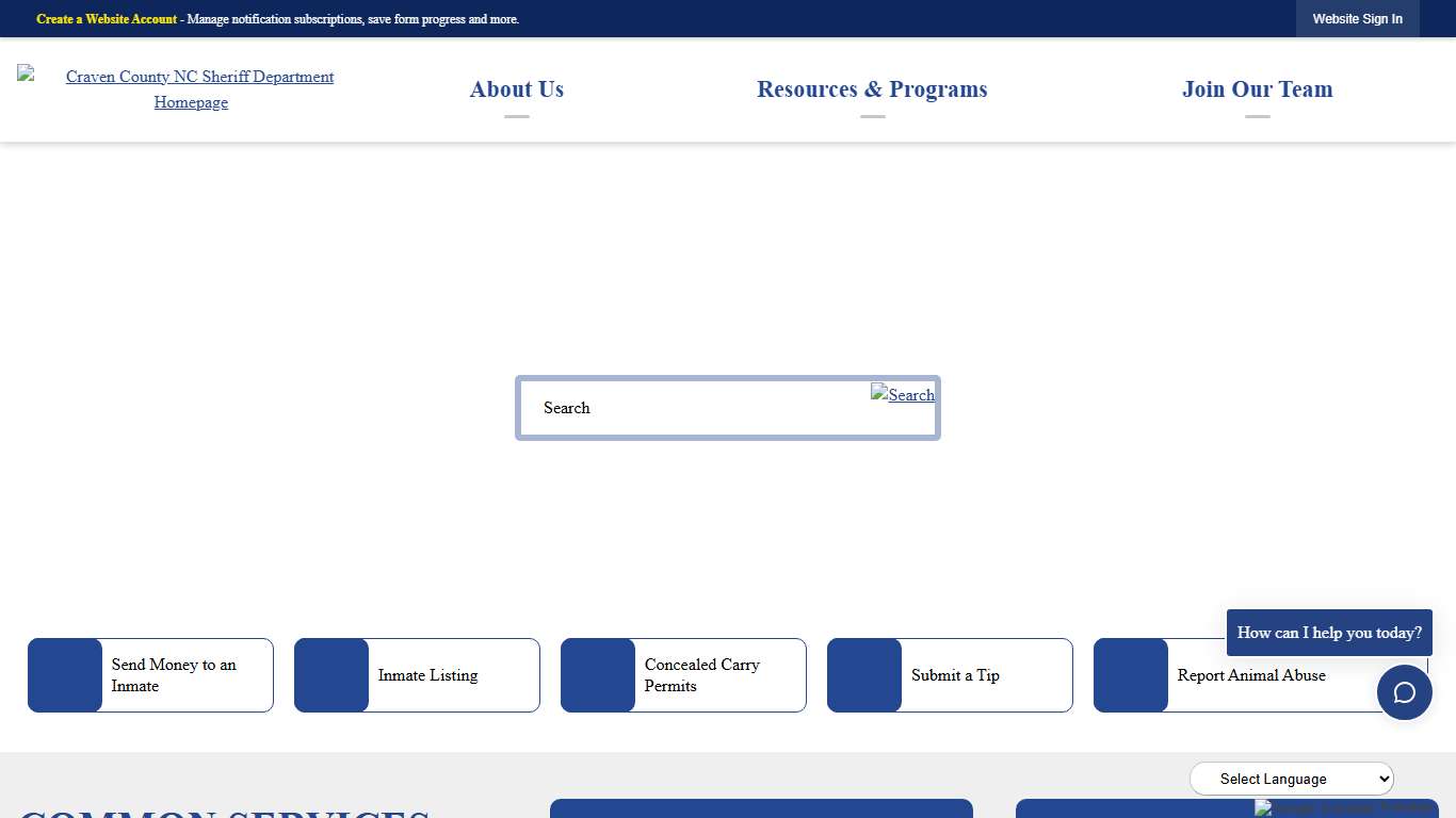 Sheriff's Office | Craven County